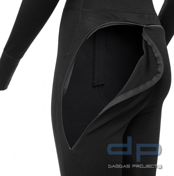 ACLIMA WARMWOOL OVERALL WOMAN SCHWARZ