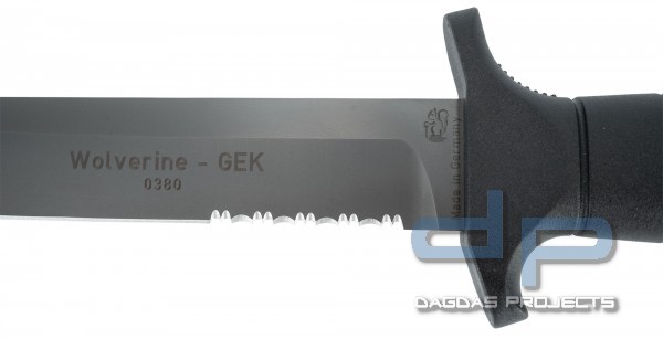 EICKHORN GEK-WOLVERINE SILBER WELLENSCHLIFF (BUSHCRAFT-MESSER)