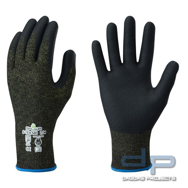 SHOWA® HANDSCHUHE in grau/schwarz