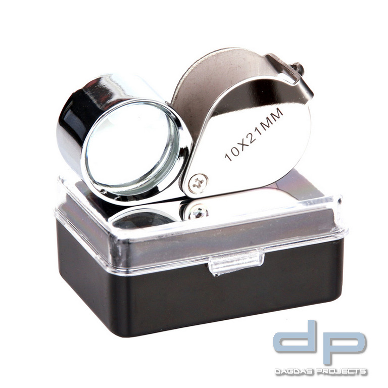 Vergrößerungsglas 10 x 21 mm