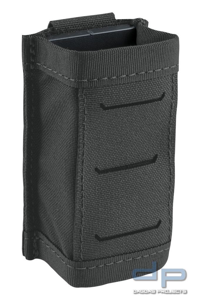 WAS LASER CUT SINGLE SNAP MAG POUCH 9 MM in Schwarz oder Ranger Green