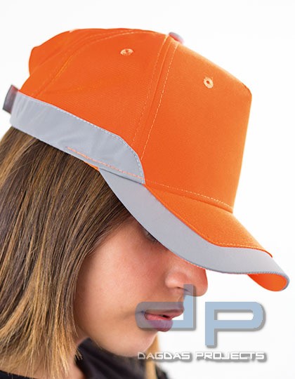 Helpy Cap in Orange und Gelb