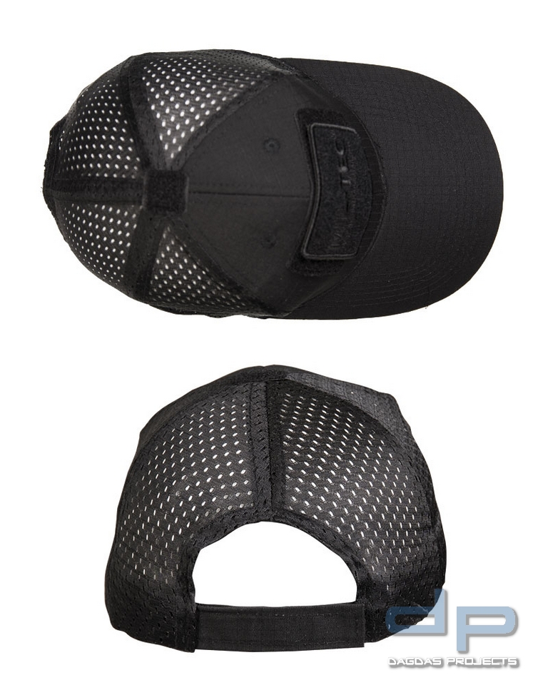 BASEBALL CAP NETZ SCHWARZ VPE 5