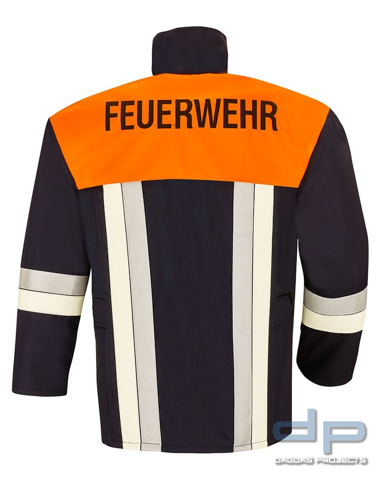 Jacke Bayern 2000 Reflexstreifen silber und nachleuchtend gelb