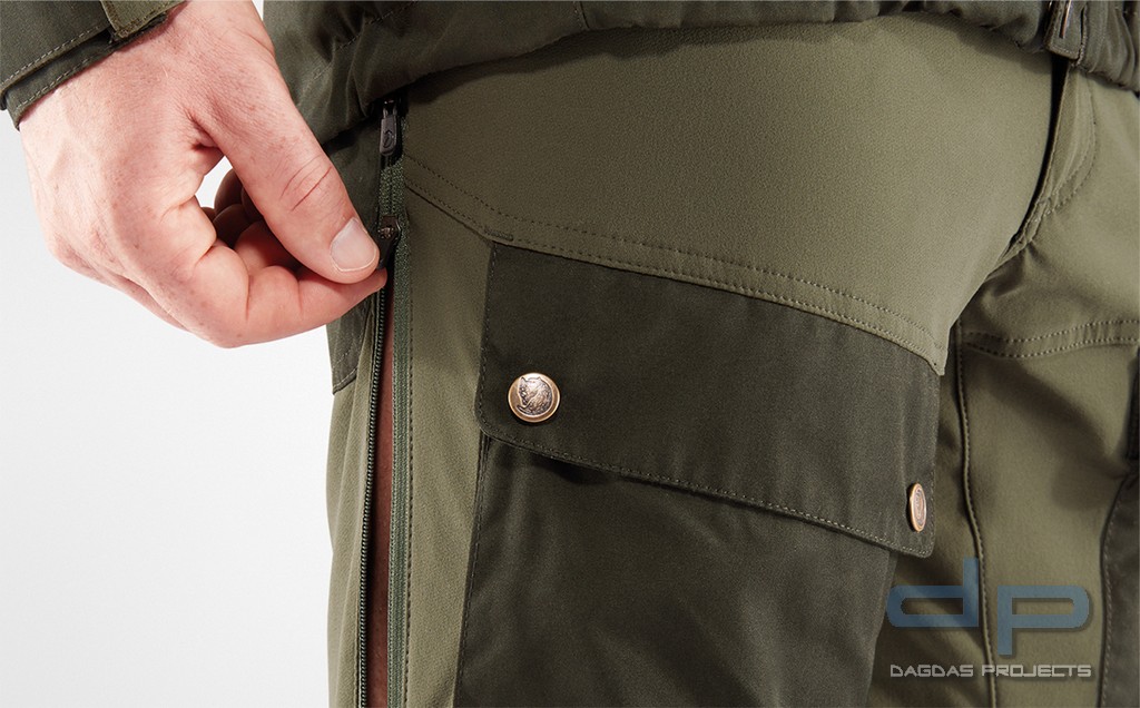 FJÄLLRÄVEN KEB TROUSERS LONG CAMO GREEN