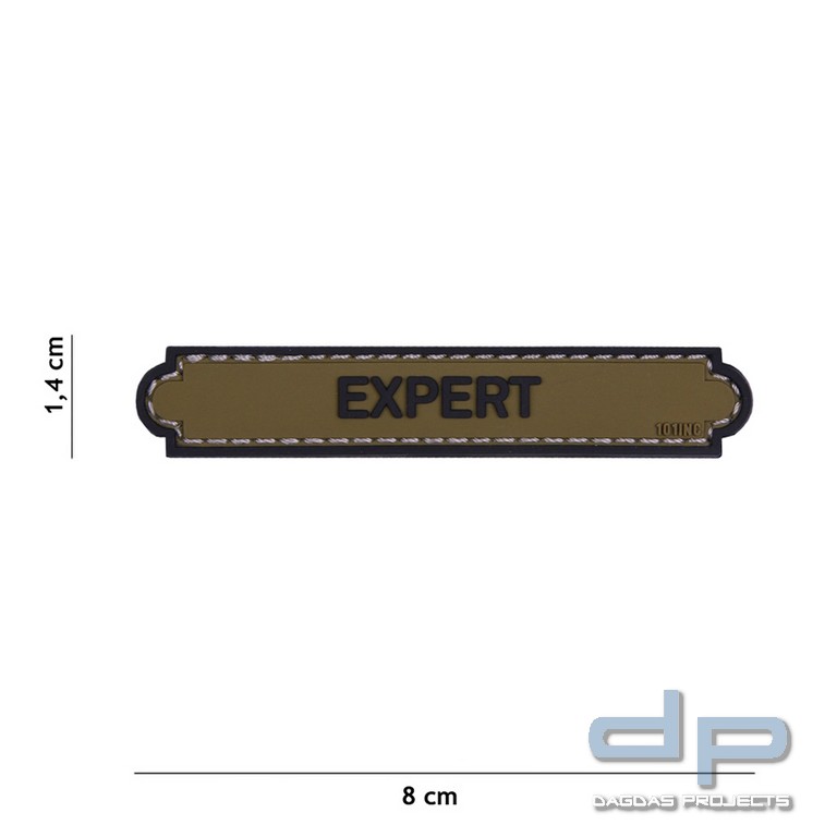Emblem 3D PVC Expert Tab grün