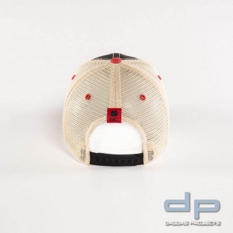 Black Clover Basecap Two Tone Vintage 4, einstellbar, beige-rot-grau