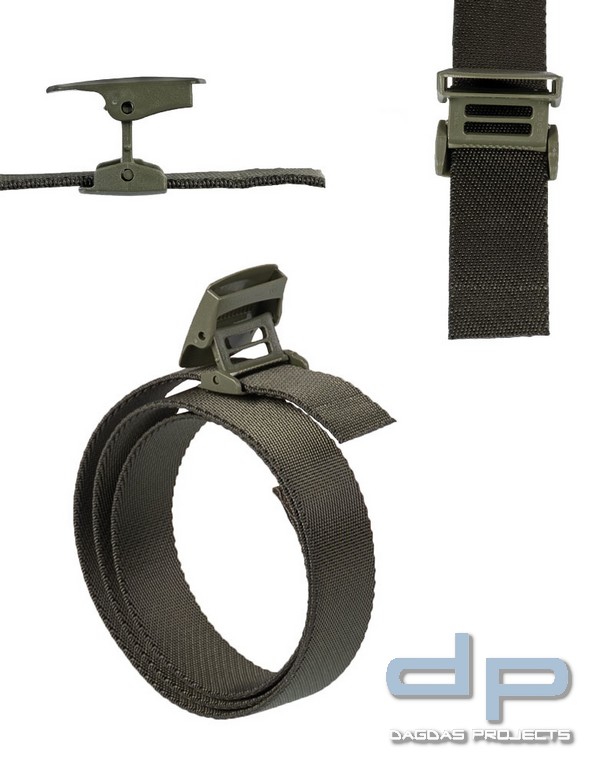 HOSENGÜRTEL QUICK RELEASE ELASTIC 38MM OLIV VPE 5