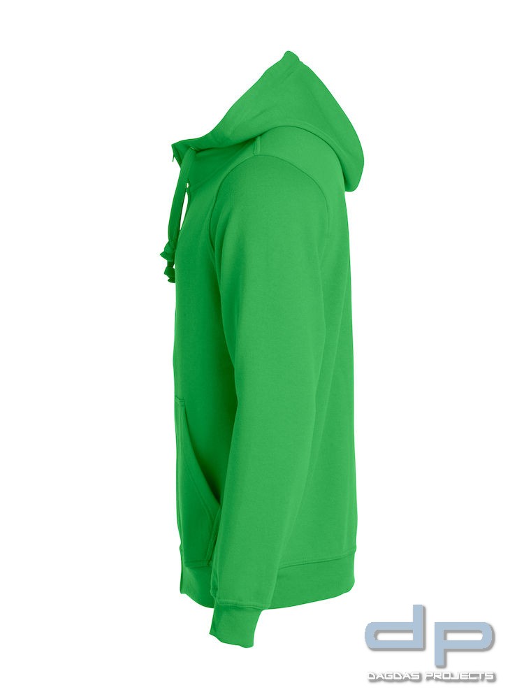 Basic Hoody Full zip Herren mit Wunschaufdruck Farbe Navy Größe M