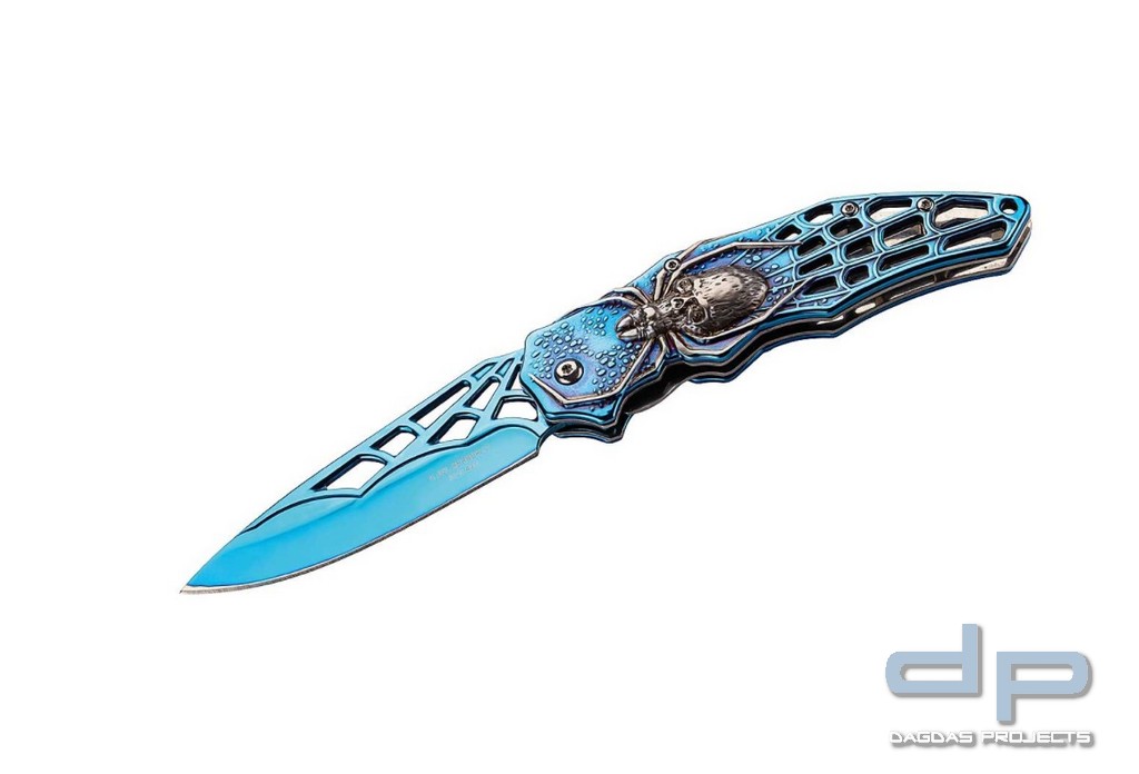 Einhandmesser  incl. dreidimensionaler Spinne