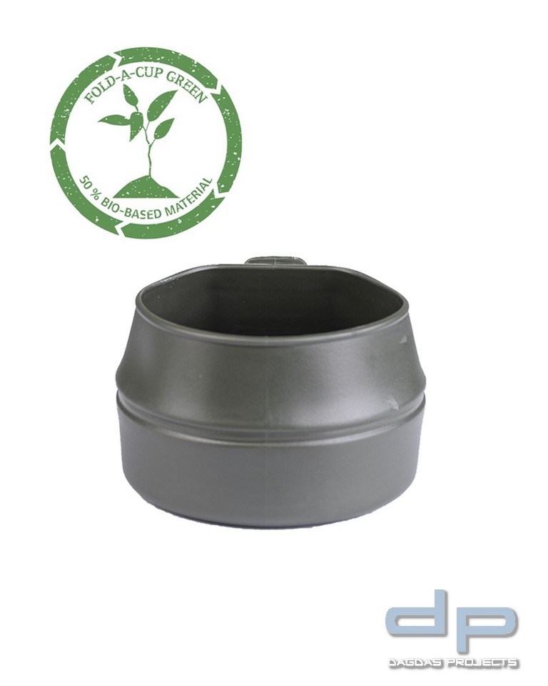 SCHWED.TRINKBECHER FALTBAR 200 ML OLIV VPE 10