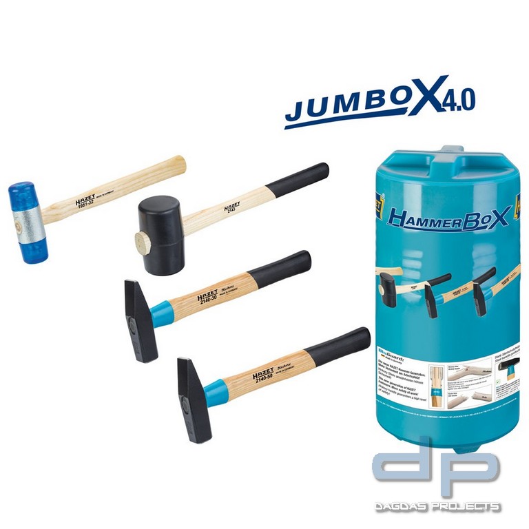 Hazet Hammer-Satz in JumBoX 4,0 2140/4