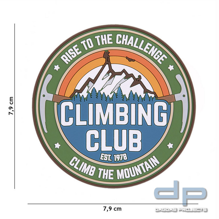 Emblem 3D PVC Climbing Club