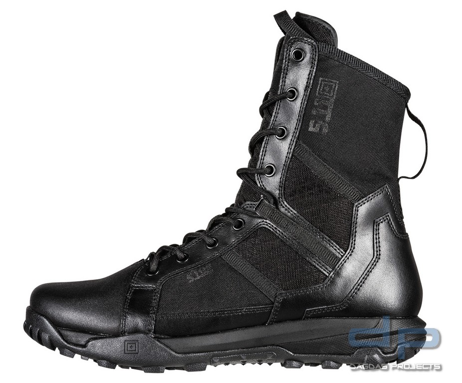 5.11® A/T 8" SIDE ZIP BOOT EINSATZSTIEFEL IN SCHWARZ