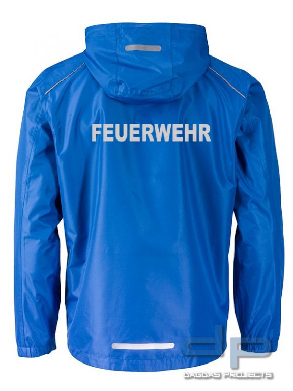 Ladies’ Rain Jacket Regenjacke Windbreaker mit Wunschaufdruck in Reflex Silber in verschiedenen Farb
