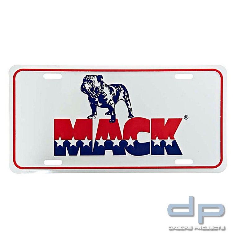 Nummernschild Mack