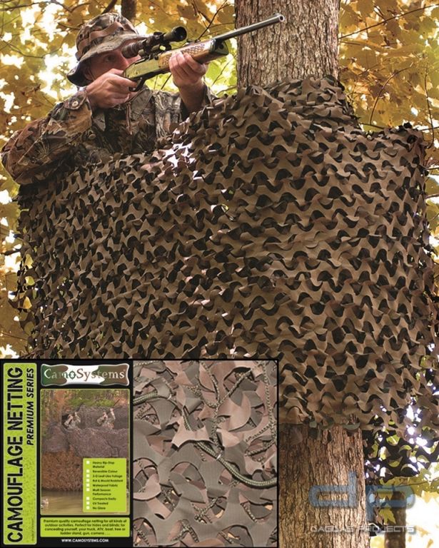 NETZ BASIC MIL.3,0X3,0 WOODLAND 2er Pack