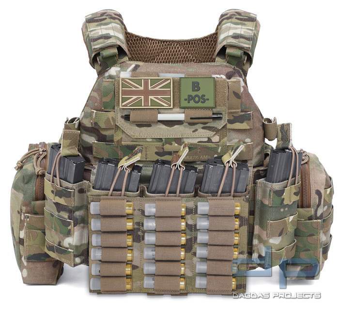 Warrior Triple Vertical Breaching Shotgun Panel Multicam
