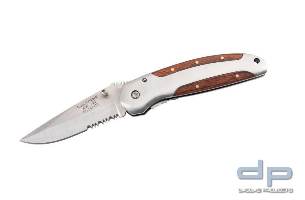 Einhandmesser mit Teilsägezahnung
