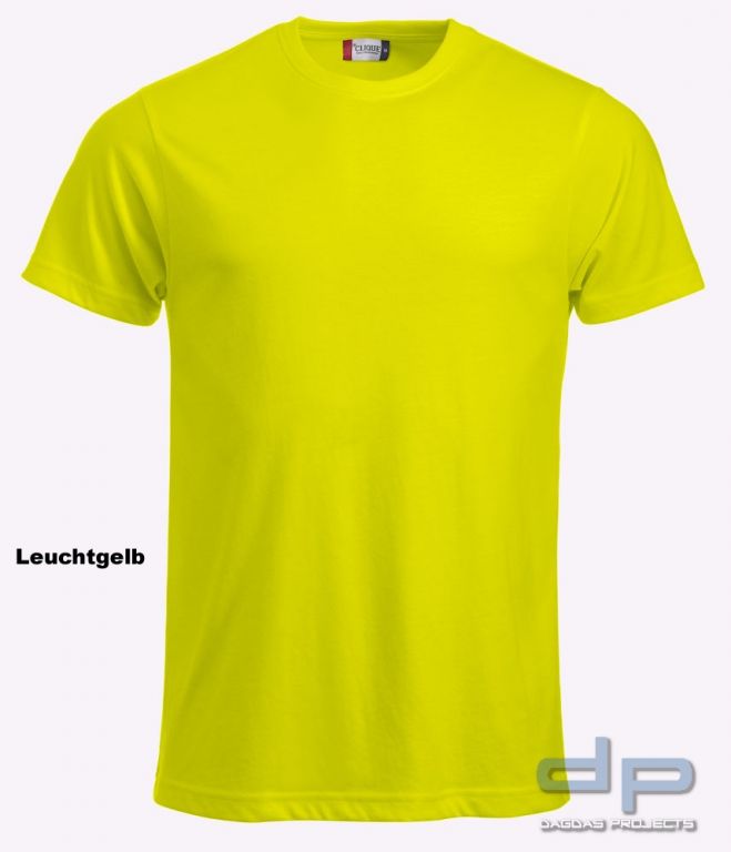 Clique New Classic-T Shirt mit Wunschaufdruck gestrichelte Linien in verschiedenen Farben
