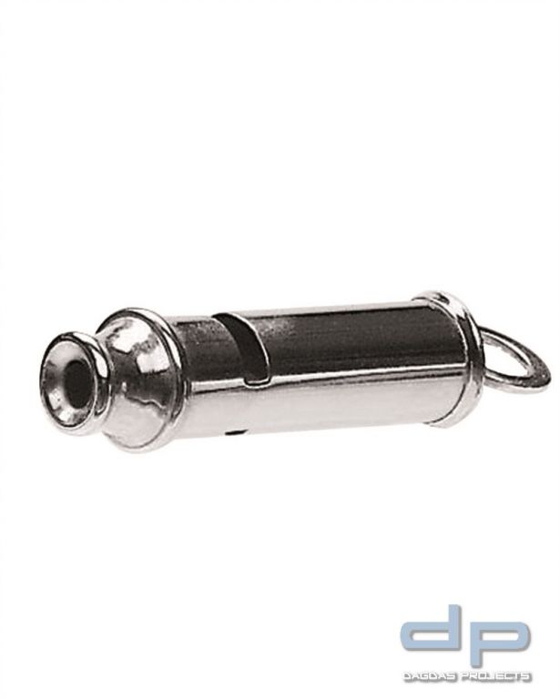 Signalpfeife Bobby vernickelt 12 Stück