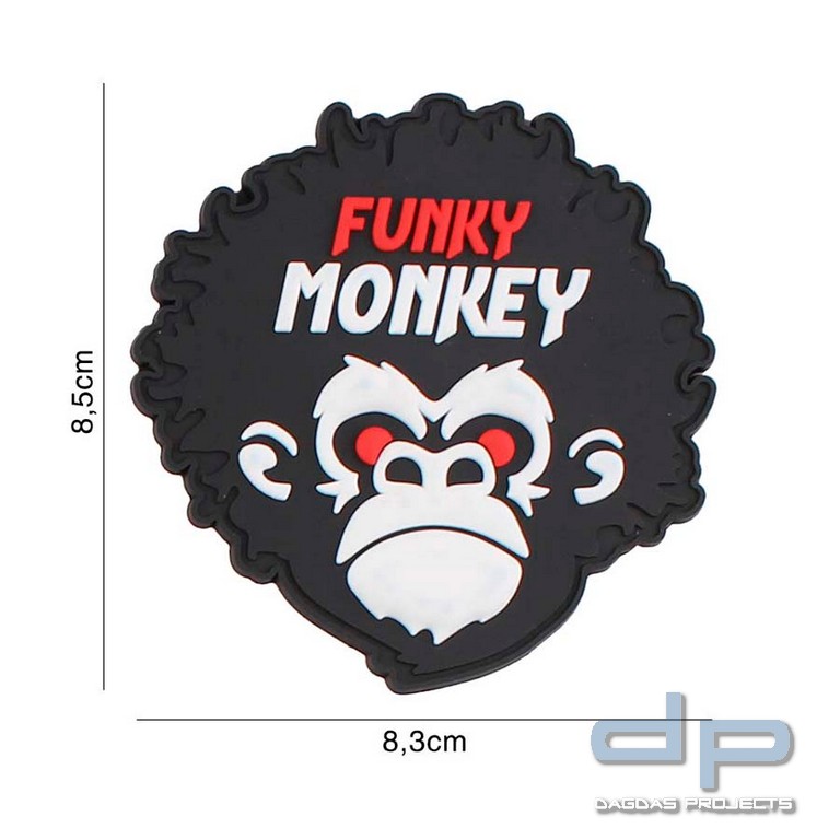 Emblem 3D PVC Funky Monkey