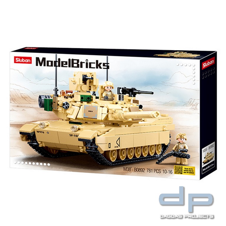 Sluban M1A2 SEP V2 Abrams M38-B0892