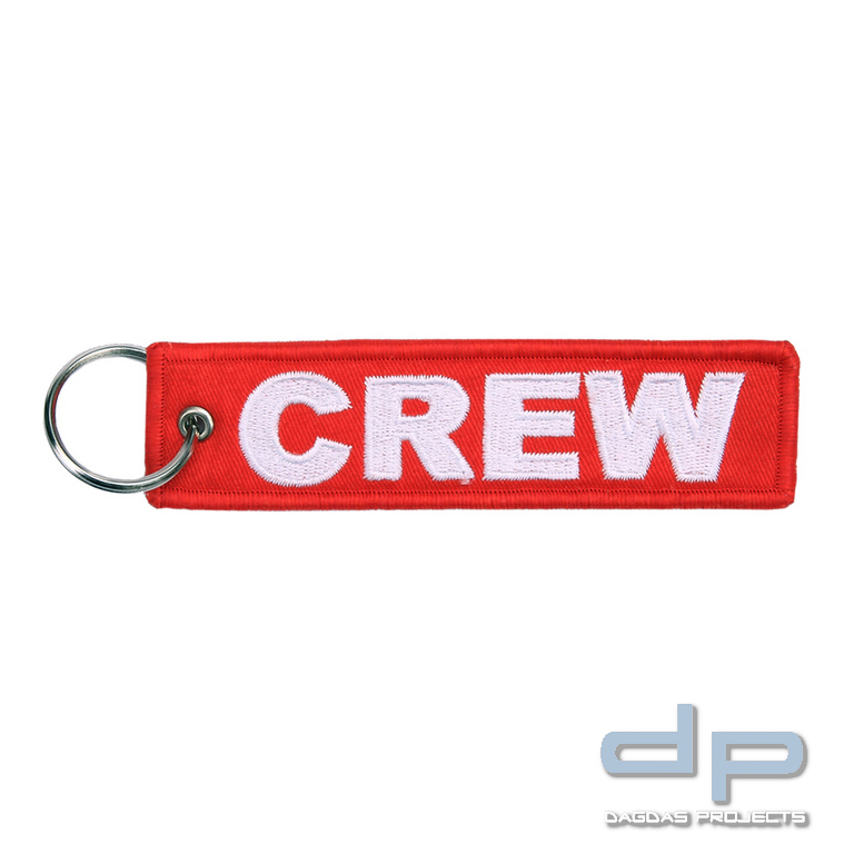 Schlüsselanhänger Crew rot