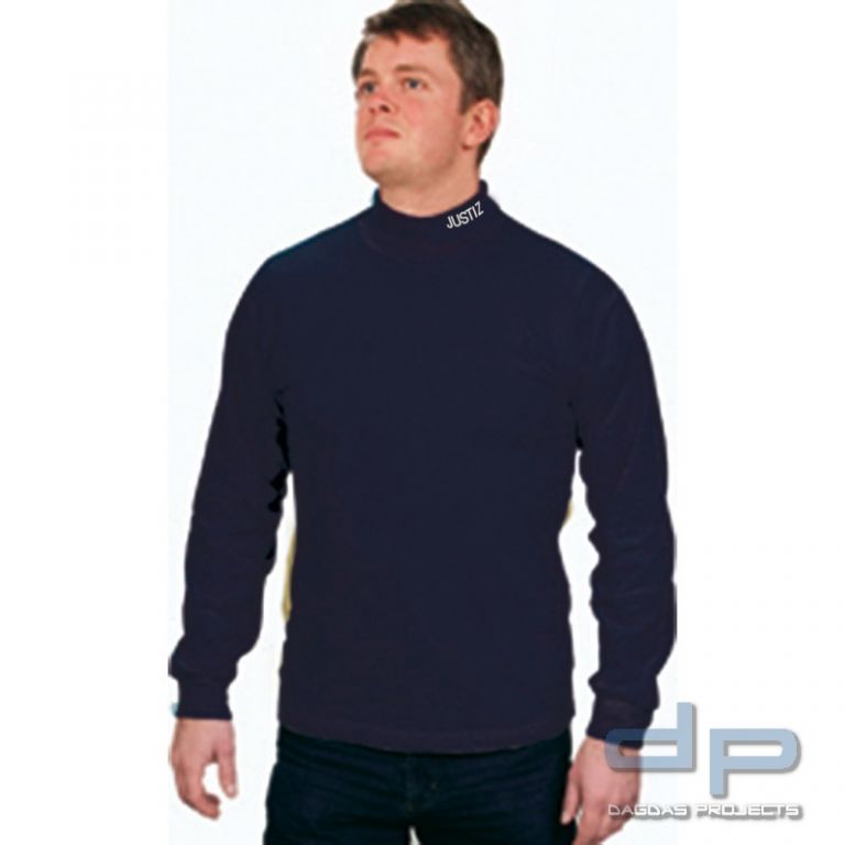 Behörden Atmungsaktiver Funktionsrolli Dunkelblau mit AUFDRUCK POLIZEI, ORDUNGSAMT oder JUSTIZ