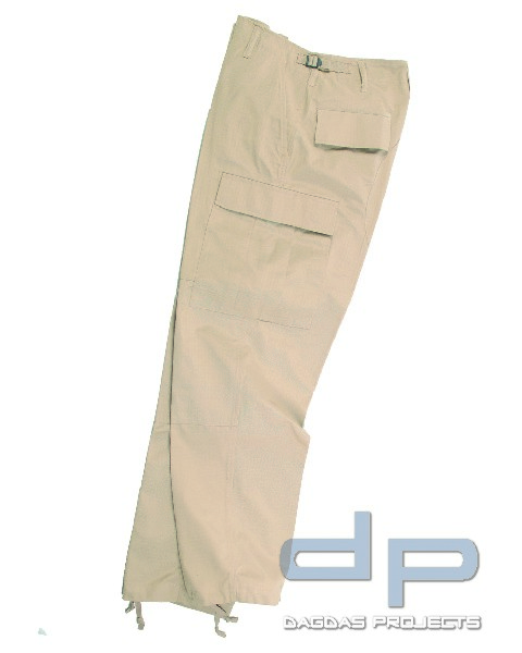 US BDU FELDHOSE R/S KHAKI