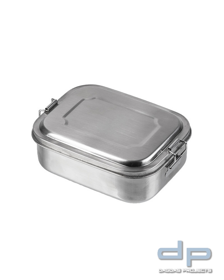 LUNCHBOX STAINLESS STEEL 16X13X6,2CM VPE 2