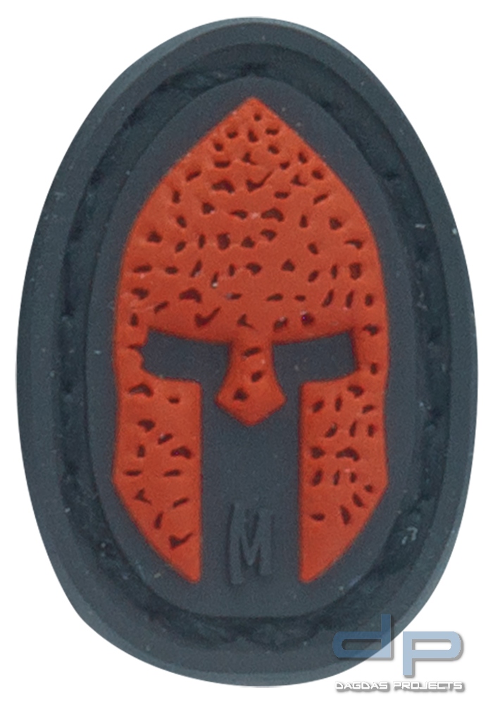 Maxpedition Rubber Patch SPARTAN HI RELIF MICRO Rot