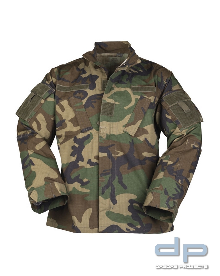 US FELDJACKE ACU R/S WOODLAND