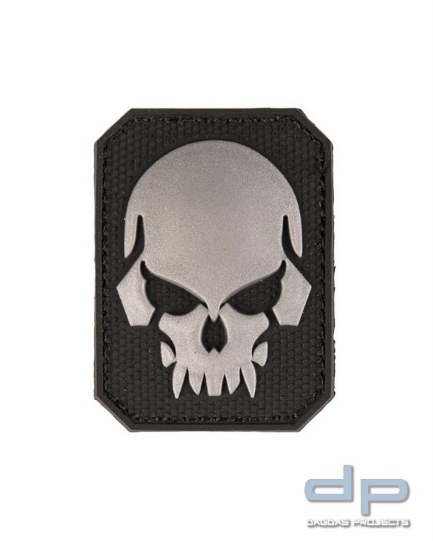 PATCH 3D SKULL PVC M.KLETT SM SCHWARZ VPE 10