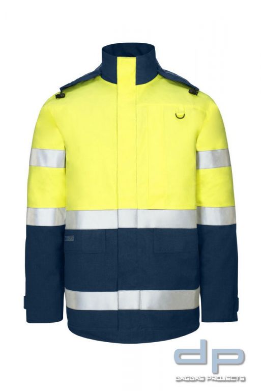 lamigard® FA 4000 Multifunktionskleidung Jacke ULTRA 200 warngelb/navy