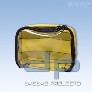 Modultaschen für Rucksäcke klein 160 x 120 x 50 mm gelb