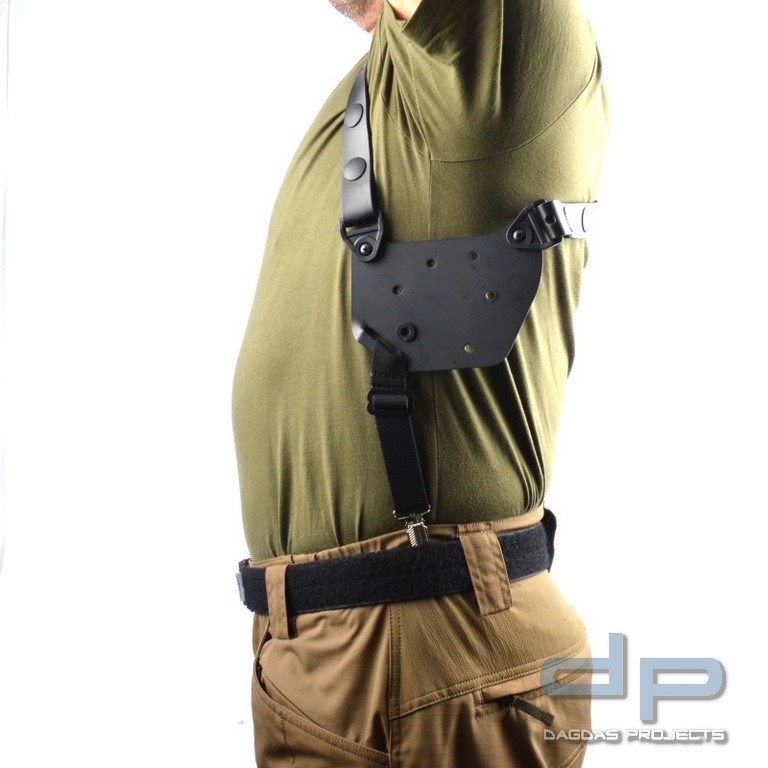 SAFARILAND® 1051 Schulter-/Tragespinne horiz./vert., inkl. Doppelmagazintasche