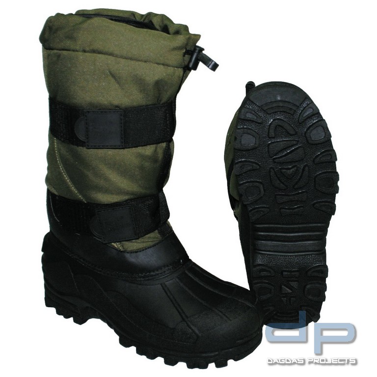 Kälteschutzstiefel, "Fox 40 C" mit Gummisohle, oliv