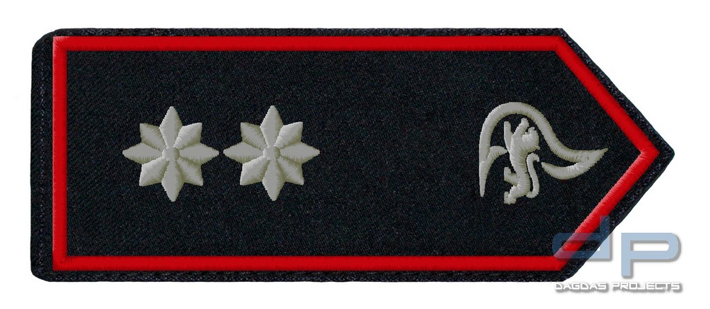 SCHULTERKLAPPENPAAR FEUERWEHR, BADEN-WÜRTTEMBERG VORSTANDSMITGLIED KFV / SVF