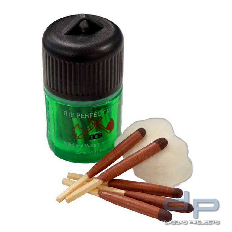 BCB Sturmstreichhölzer Behälter à 25 Stück