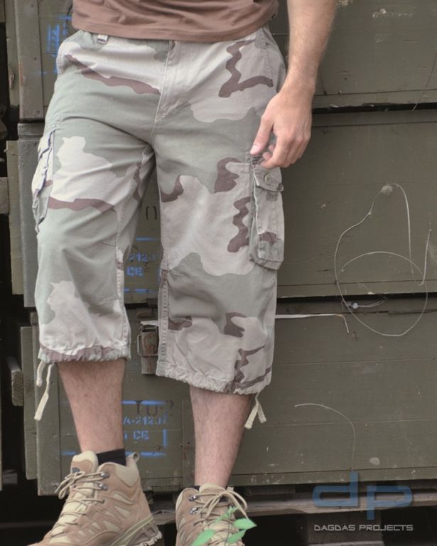 AIR COMBAT 3/4-PANTS PREWASH DESERT VPE2 je Gr.