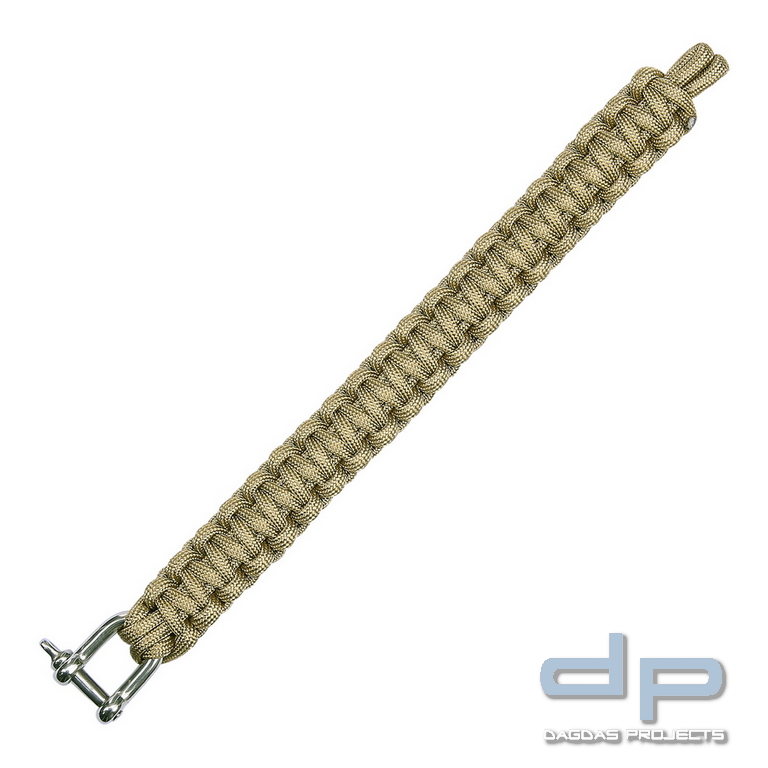 Paracord iron buckle K2020 9 inch in verschiedenen Farben