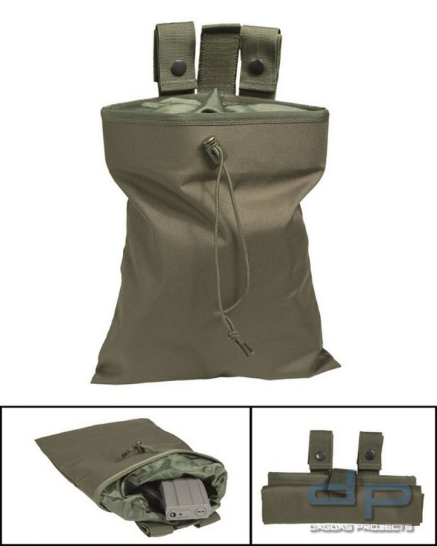 EMTPY-SHELL POUCH OLIV VPE 5