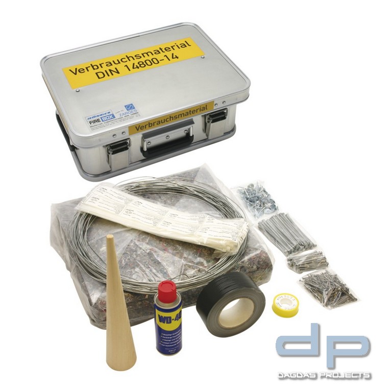 Verbrauchsmaterialkasten DIN 14800-VMK, komplett in Dönges Firebox