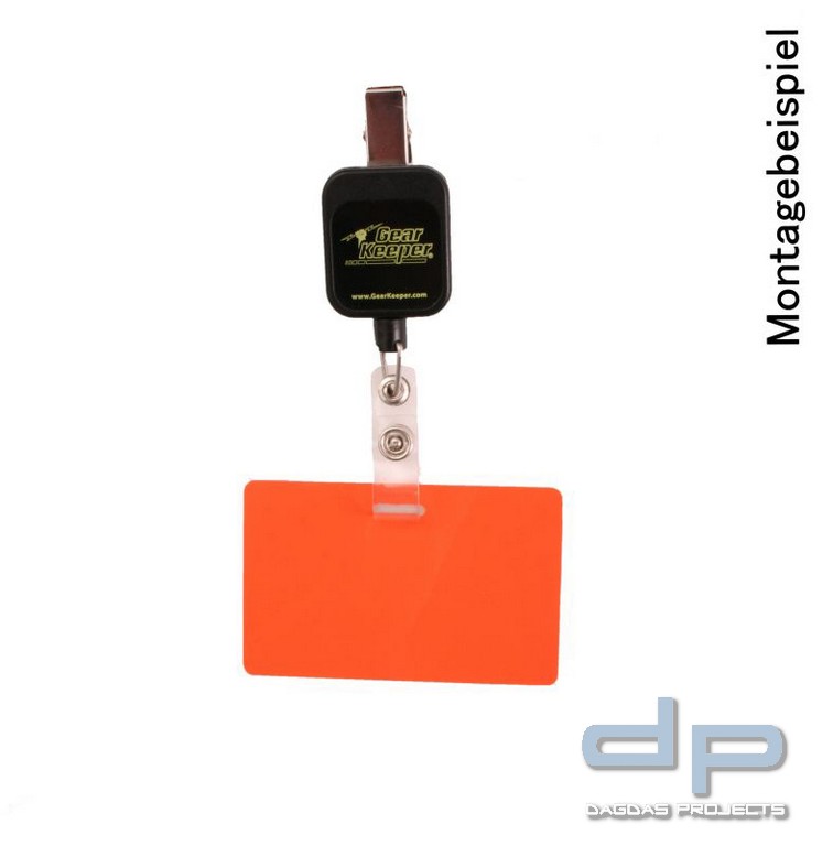 Gearkeeper RT5 Ausweishalter mit Metallclip, Kevlarseil