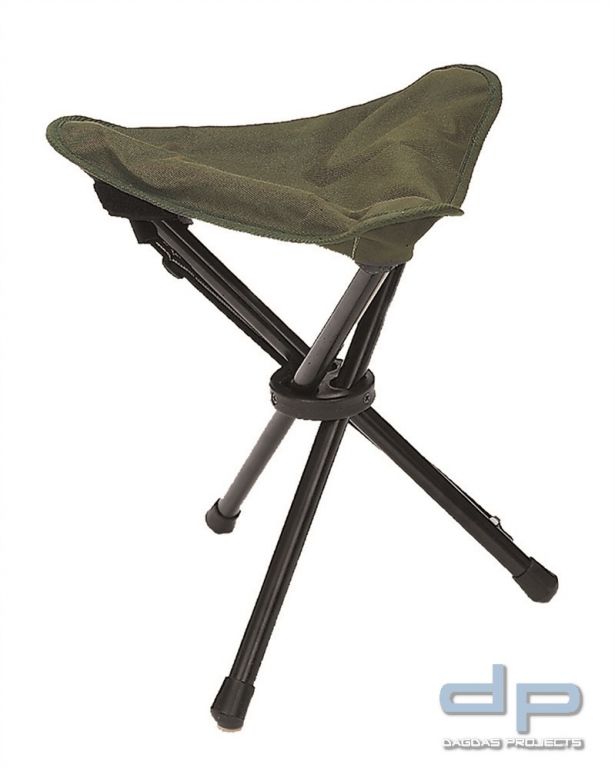Dreibein Klapphocker oliv VPE 5