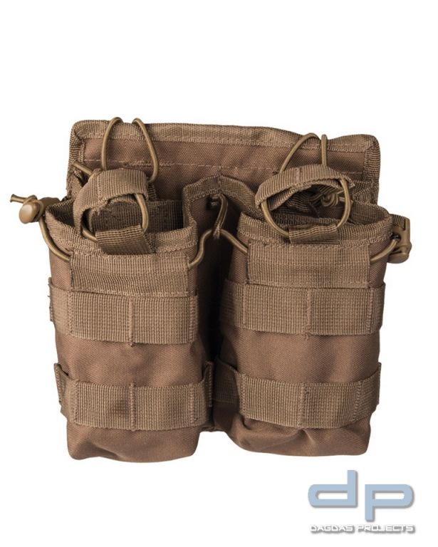 MAG.TASCHE OPEN TOP DOUBLE verschiedene Farben VPE 5