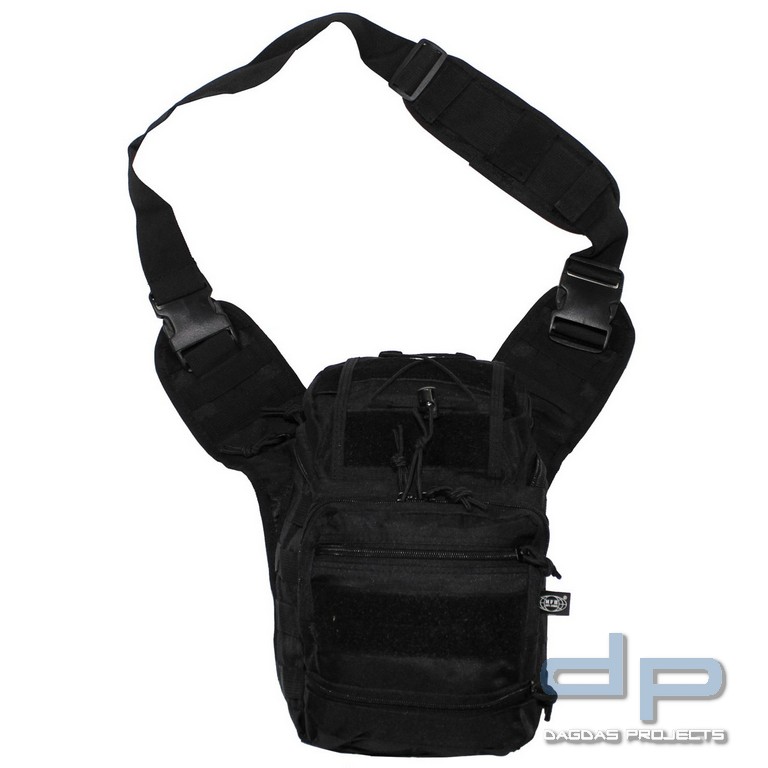 Schulter Umhängetasche Deluxe Schwarz