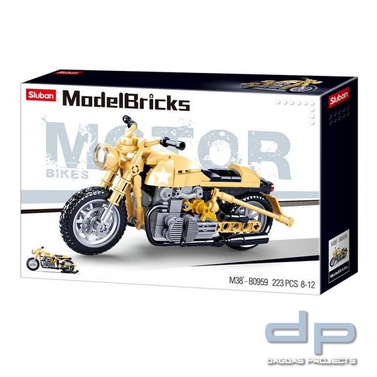 Sluban Army motor M38-B0959 #16187