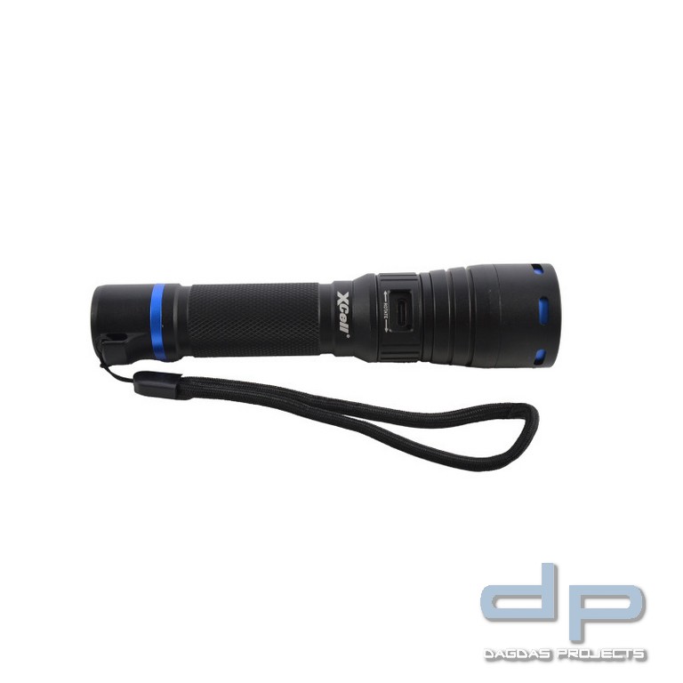 XCell LED - Taschenlampe L1000, fokussierbar, inkl. Akku, USB